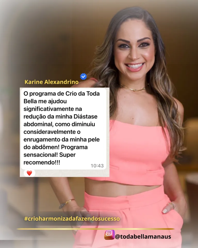 Depoimento 1 de cliente da Toda Bella