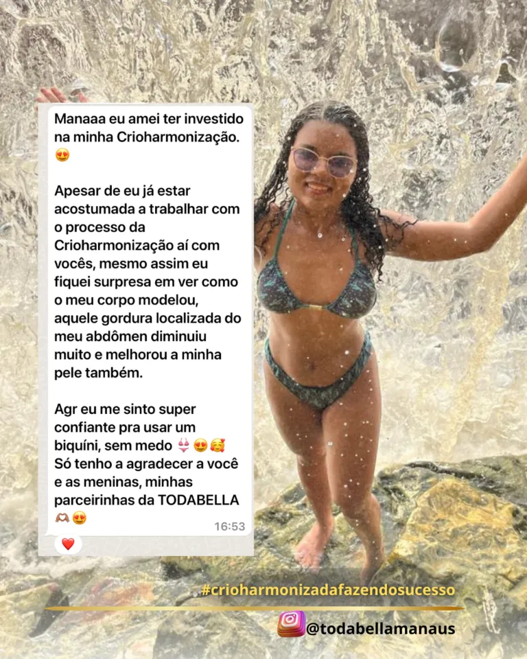 Depoimento 6 de cliente da Toda Bella
